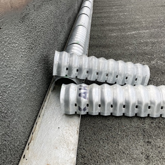 HEL-COR deck drain. 