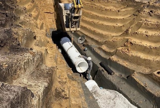 A 2000 Sanitary Sewer Pipe for Storm Sewer Pipe