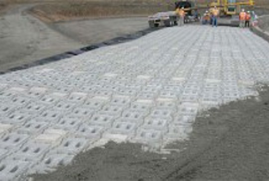ArmorFlex cellular concrete blocks. 